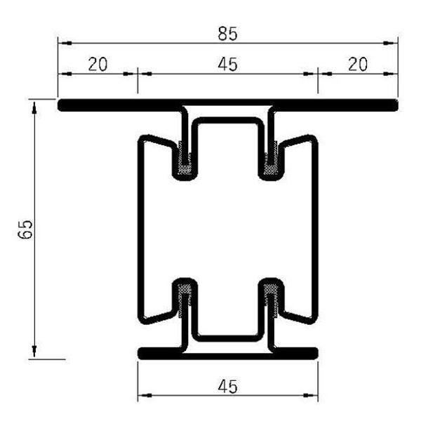 Breaker 65v-60L Fire Insulation Profile Series