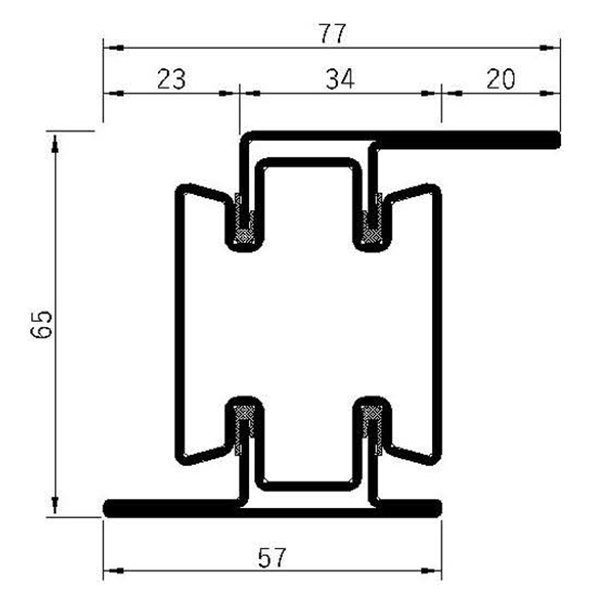 Breaker 65v-60L Fire Insulation Profile Series