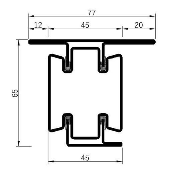 Breaker 65v-60L Fire Insulation Profile Series