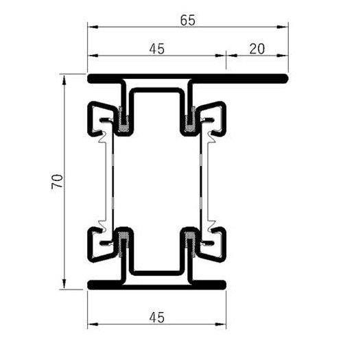Breaker 70H-60L Fire Insulation Profile Series