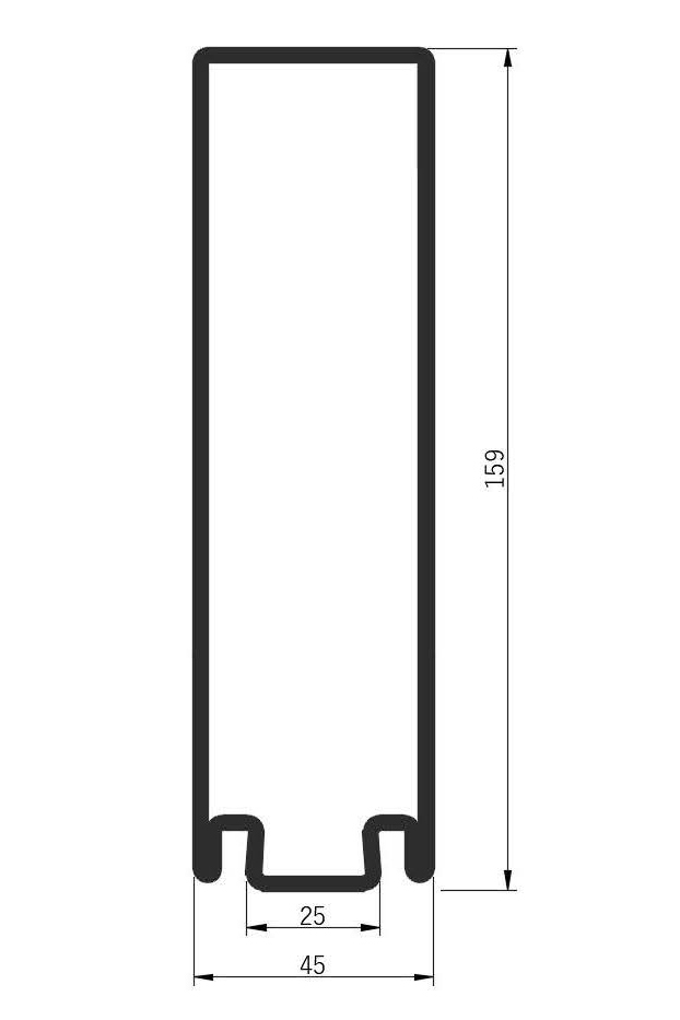 Breaker 65v-60L Fire Insulation Profile Series