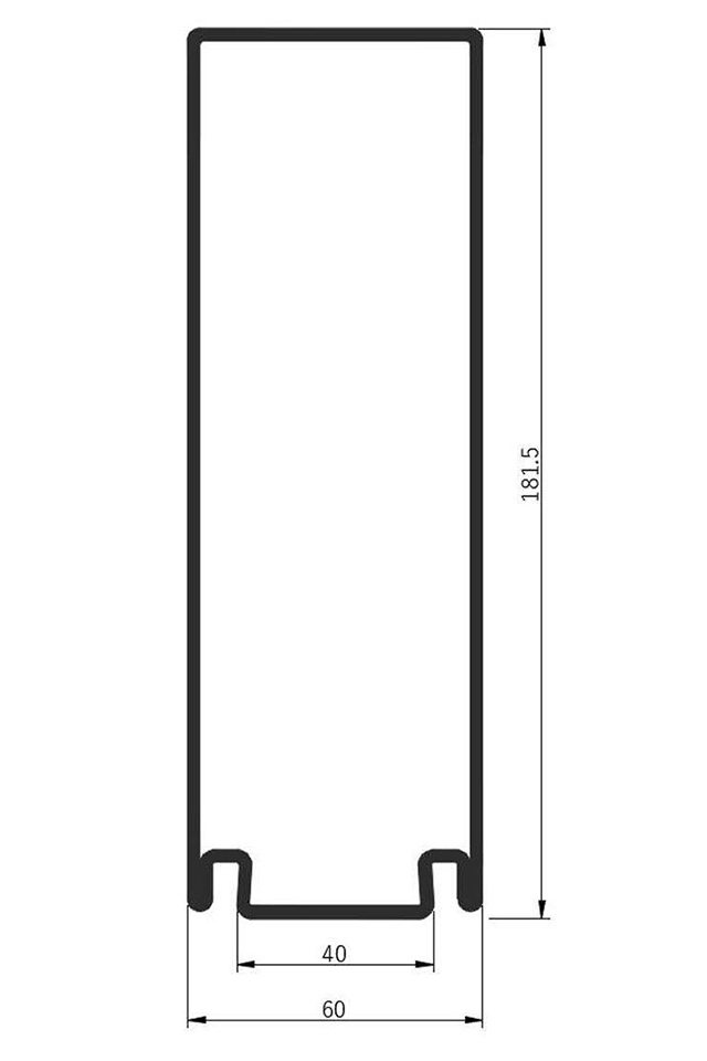 Breaker 65v-60L Fire Insulation Profile Series