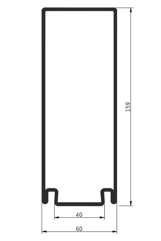 Breaker 65v-60L Fire Insulation Profile Series