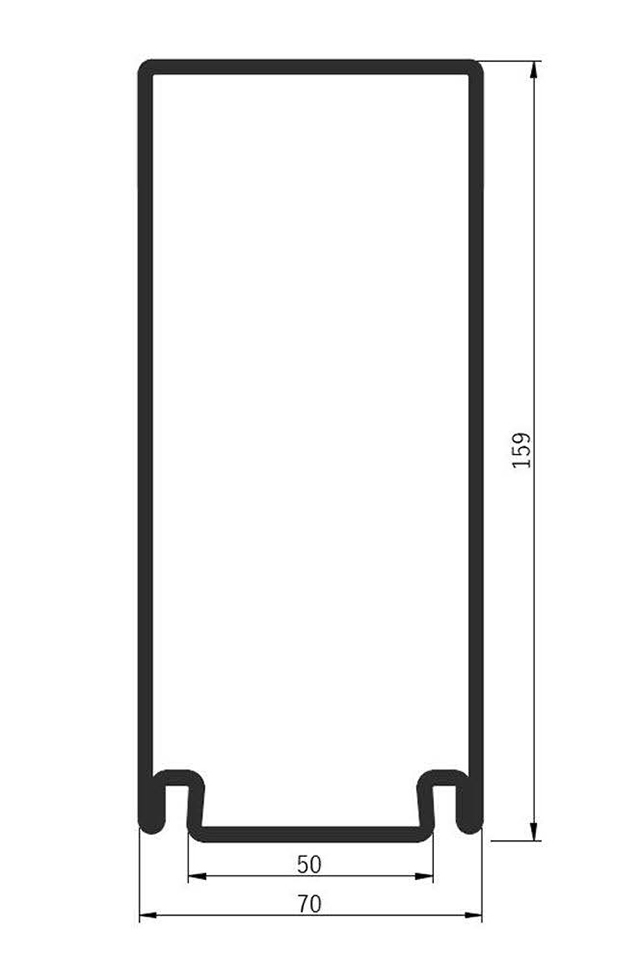 Breaker 65v-60L Fire Insulation Profile Series