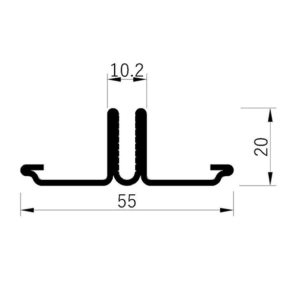 Breaker 65v-60L Fire Insulation Profile Series